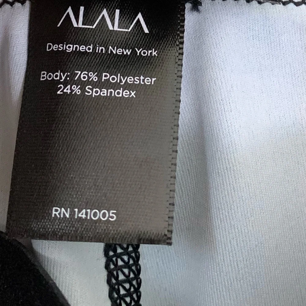 NWT Alala Primary Tight High Rose Skinny Leggings In Neutral Palm Print